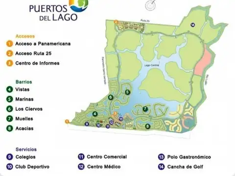 LOTE 1080m2 en Muelles - Puertos - a laguna, mts club house!