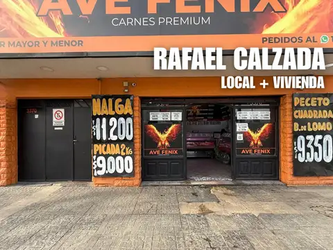 LOCAL + VIVIENDA EN VENTA EN R. CALZADA