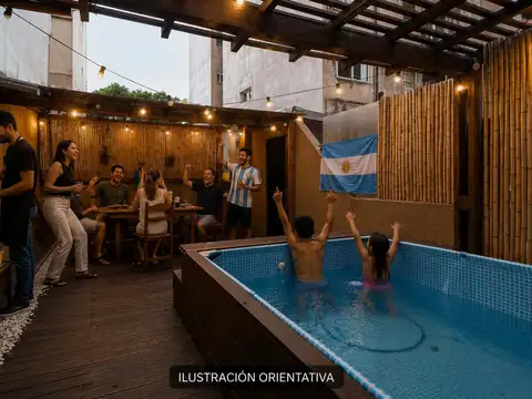 Depto Tipo Casa en Venta de 4 ambientes