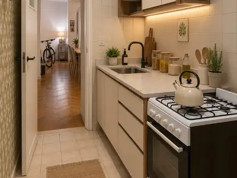 Departamento 2 ambientes con 1 baño