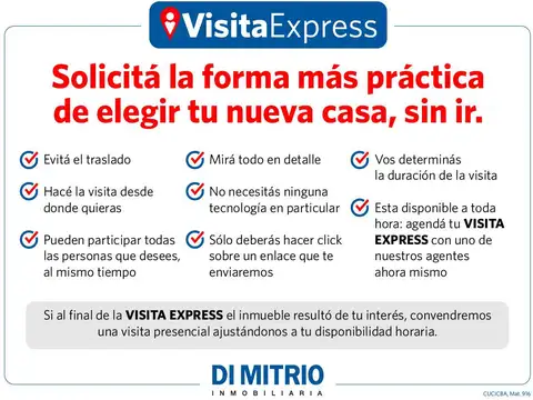 Depto Tipo Casa 6 ambientes con 1 baño