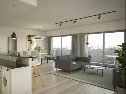 Departamento 2 ambientes con 1 baño