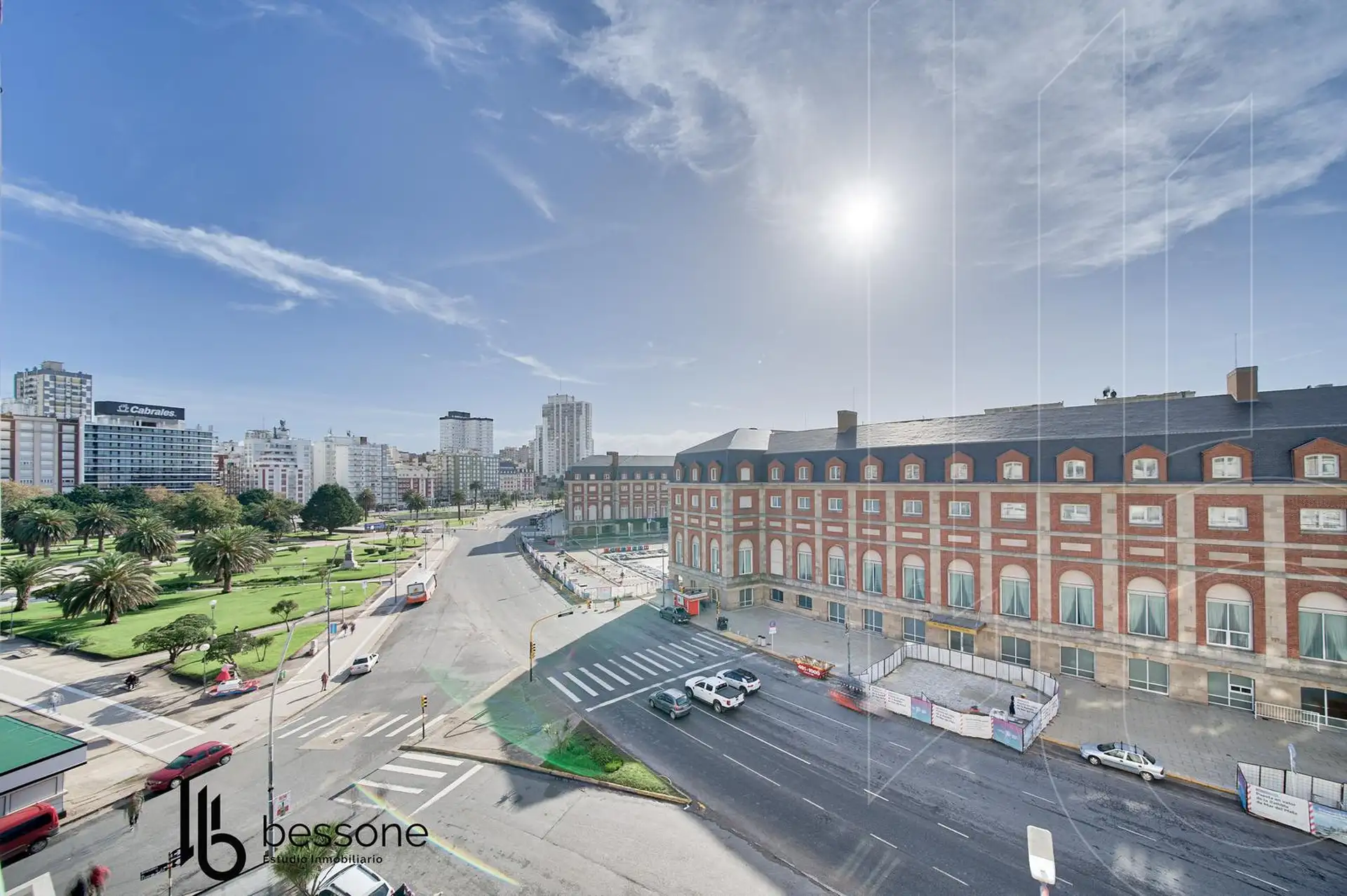 Depto 1 amb, 23m² con balcón — Plaza Colon
