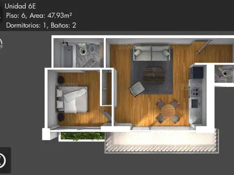 Departamento en Venta al Sudeste