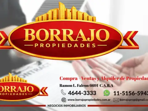 LOTE EN VENTA, VILLA LURO . 8 X 27.85 10 PISOS Y DOS RETIROS. PLANOS APROBADOS