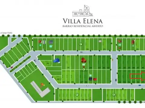 Terreno en Venta 13  mts Frente