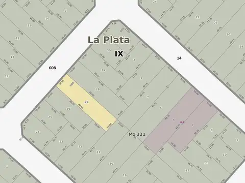 Terreno en Venta 10  mts Frente