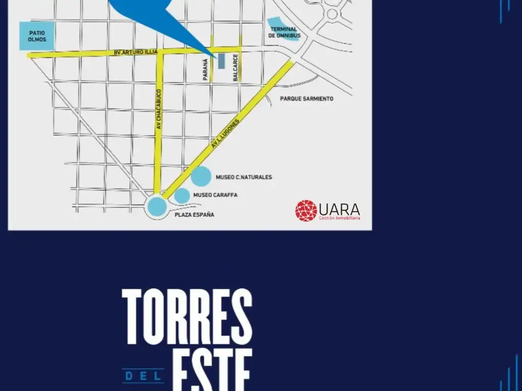 TORRES DEL ESTE de 1 Dormitorios