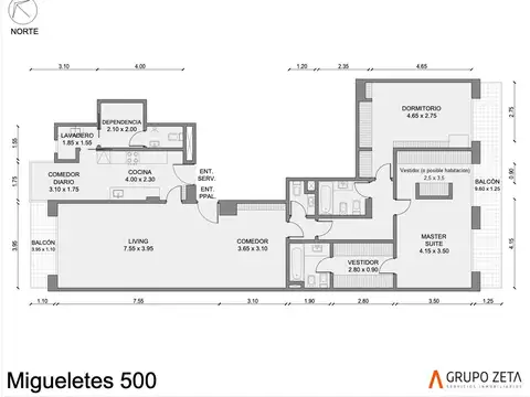 Departamento en Venta de 4 ambientes