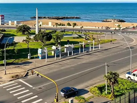 Alquiler departamento de 1 ambiente - cochera - vista al mar - La Rioja 1000 - La Perla - Mar del Pl