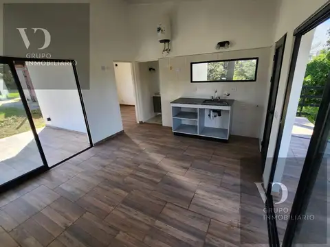 Depto Tipo Casa 2 ambientes con 1 baño