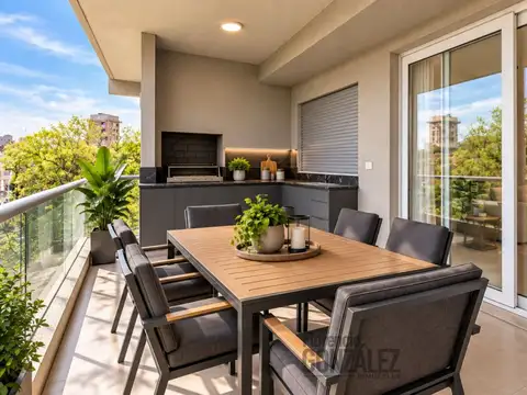 SEMIPISOS DE 4 AMBIENTES CON BALCON ATERRAZADO