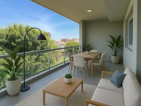 SEMIPISOS DE 4 AMBIENTES CON BALCON ATERRAZADO