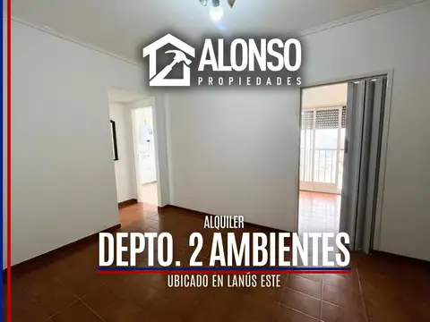Departamento 2 ambientes con 1 baño