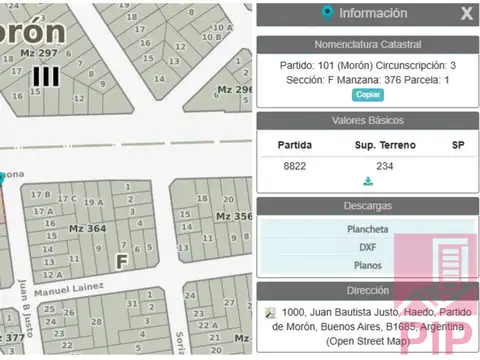 LOTE EN EXCELENTE UBICACIÓN