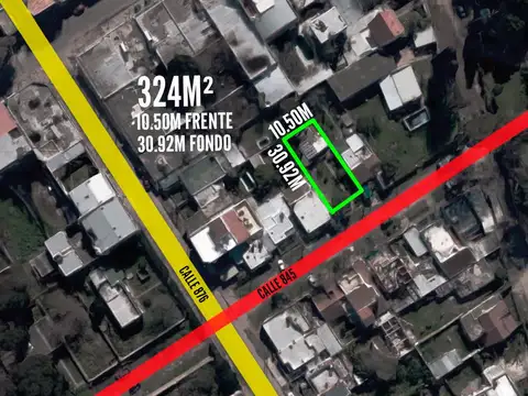 Terreno en venta - 324mts2 - Quilmes