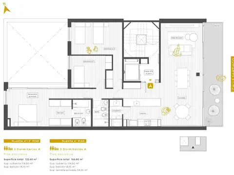 Departamento en  Santiago 676