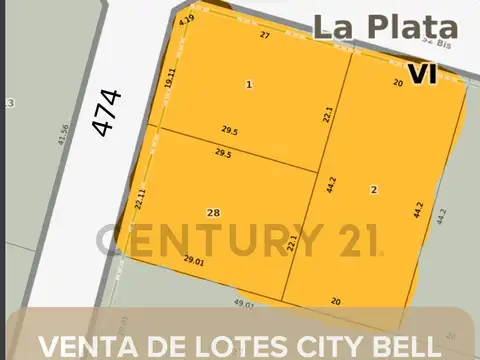 VENTA DE LOTES CITY BELL