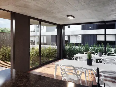 Departamento monoambiente con balcón y amenities Guemes 2000 zona rio