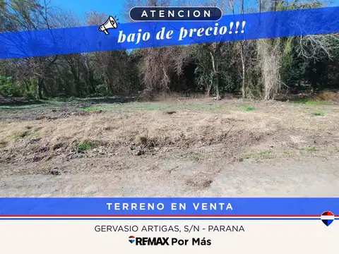 OPORUNIDAD! Gran Terreno de 6000m al Sur de Paraná