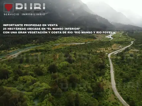 25 HECTÁREAS EN VENTA "EL MANSO INFERIOR"