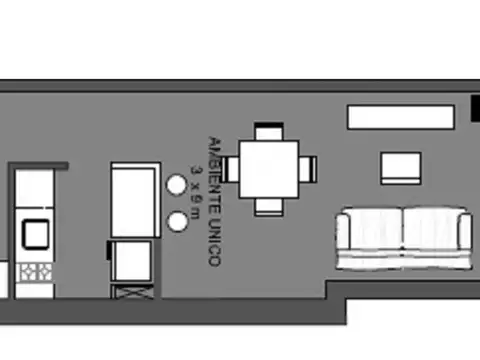 Venta Deptos Monoambiente amplio divisible calidad, Rodriguez 1149 - Gazze