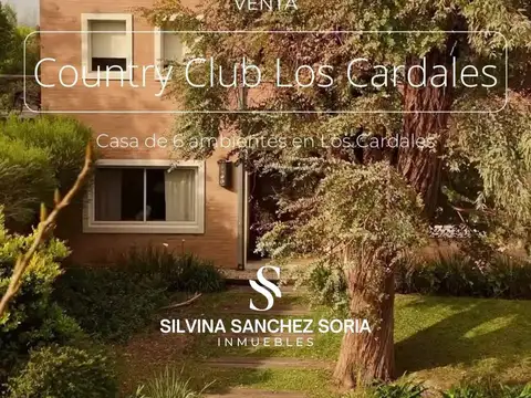 CASA EN VENTA 6 AMBIENTES EN LOS CARDALES COUNTRY CLUB