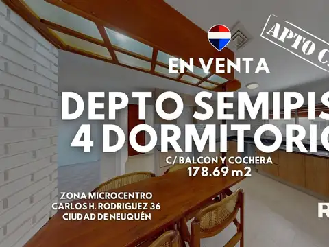 VENTA DEPTO 4 DORMITORIOS, MICROCENTRO NEUQUÉN