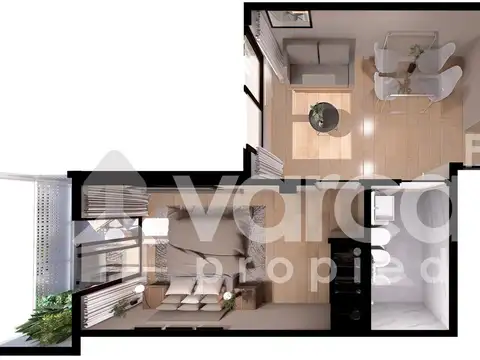 Departamento en Monte Castro