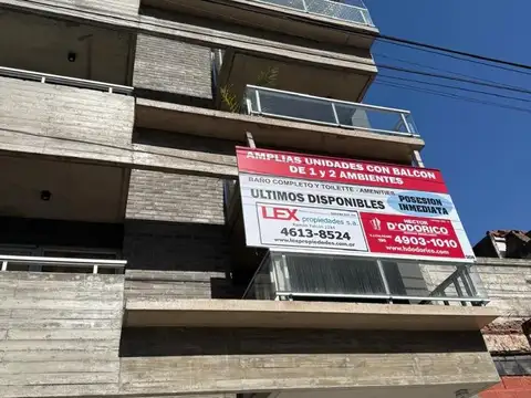 Venta departamentos de 2 ambientes - VILLA DEL PARQUE