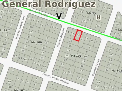 Terreno con mejoras en venta