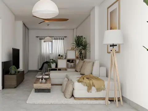 Departamento Monoambiente con 1 baño