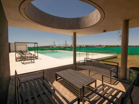 Venta departamento monoambiente en Condominios Botania Amenities Espacios verdes