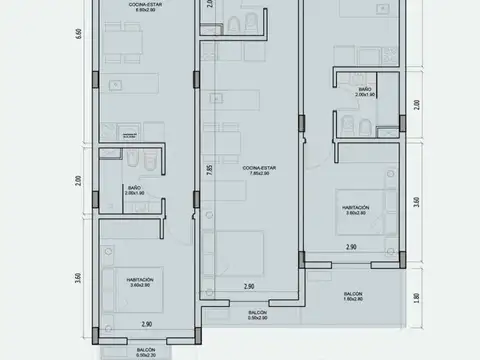Departamento en Venta de Monoambiente