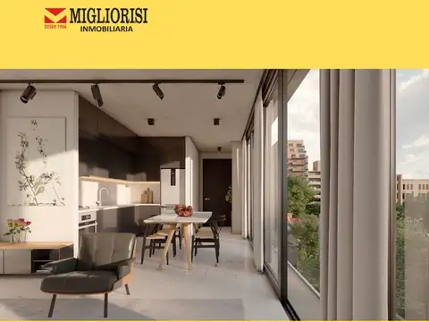 Departamento 3 ambientes con 1 baño