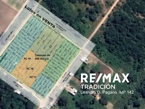 VENTA TERRENOS MARGARITA BELEN