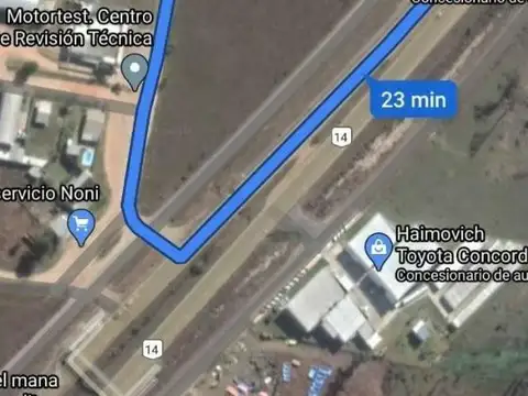 Terreno en Venta en Concordia, USD 22.000