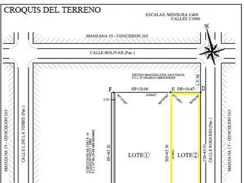 Terreno en Venta de 453,0 m2