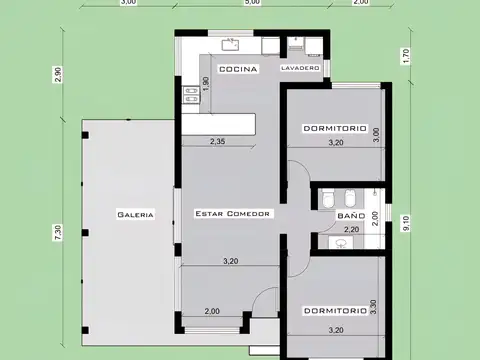 Casa en Venta de 1 dormitorio