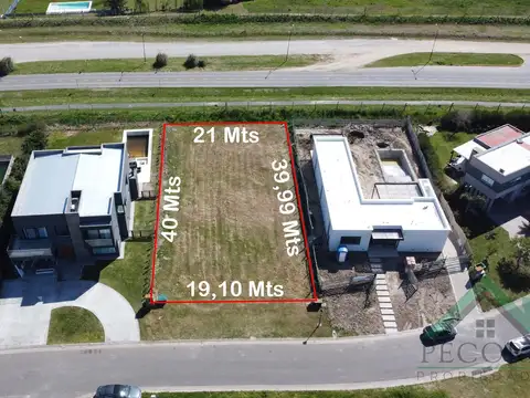 Terreno en Venta 40  mts Fondo