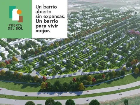 Lote en barrio abierto Puertas del Sol