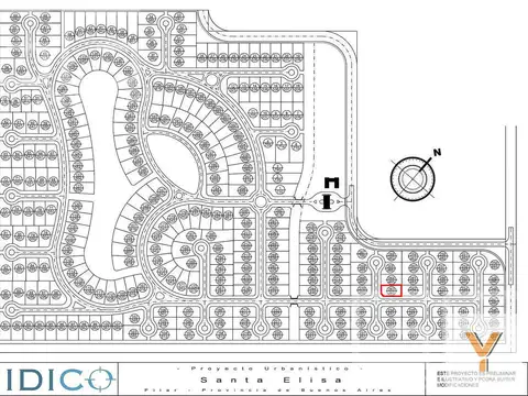 Terreno en venta -10 x 46mts - 460mts2 - Barrio Santa Elisa - Pilar