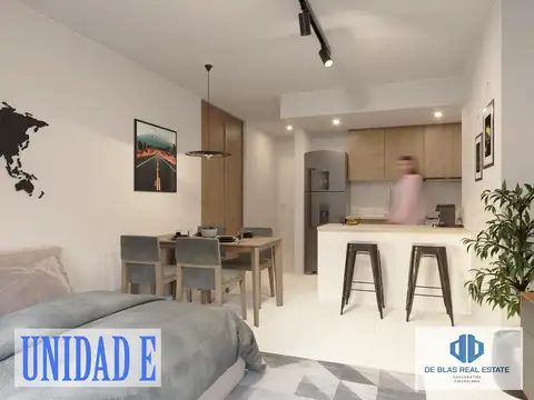 Departamento en Venta de 1 dormitorio