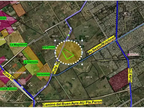 Fraccion Industrial 40,5 Has Ruta 16 km.10 , Guernica, Pte. Perón
