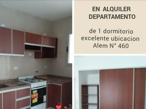 DEPARTAMENTO 1DOR. EN EL CENTRO DE LA CIUDAD DE GRAL. GUEMES