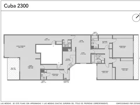 Departamento en Venta de 3 dormitorios