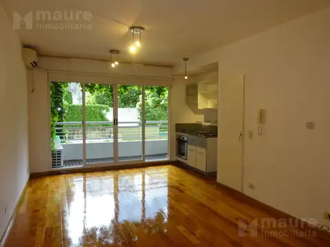 Monoambiente  en alquiler en Palermo. Edificio con amenities y laundry.