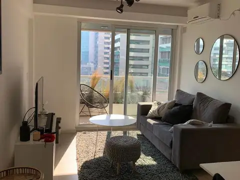 Alquiler departamento un dormitorio con cochera Puerto Norte
