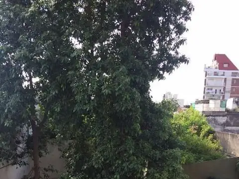 GRAN MONOAMBIENTE CONTRAFRENTE CON BALCON ATERRAZADO , BAJAS EXPENSAS, VISTA  JARDIN
