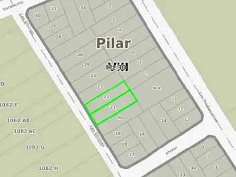 Terreno en Venta en Pilar, USD 64.000